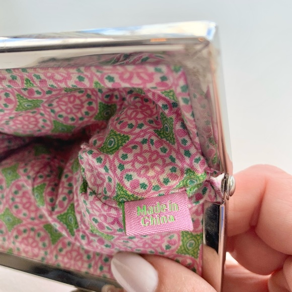 Vera Bradley Pinwheel Pink Coin Purse - Picture 8 of 11